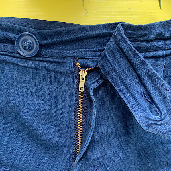 how to replace a zip in jeans trouser shorts and skirt with a fly front