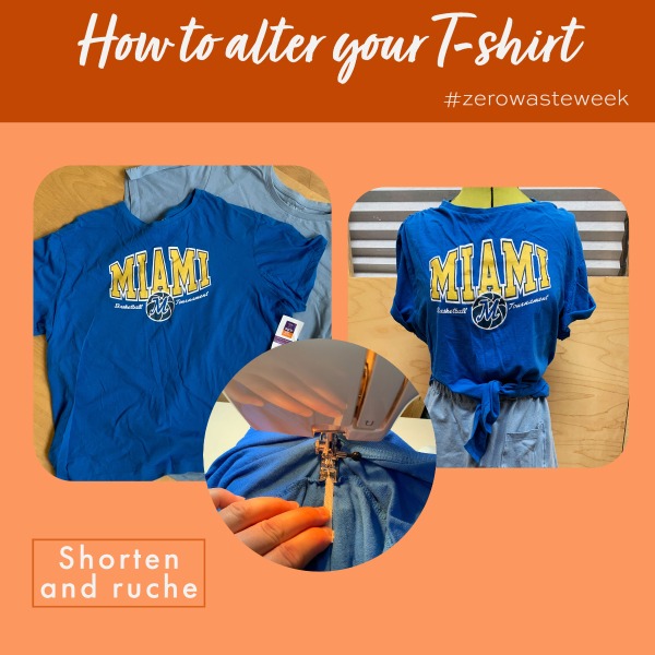 Zero Waste Week how to upcycle a t-shirt