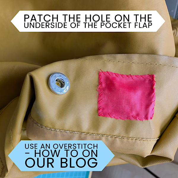 How to patch a hole in a waterproof jacket or coat clothes repair mend